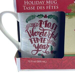 Christmas Mug 12 Fl Oz Coffee Cup Mug It’s the Most Wonderful Time of the‎ Year